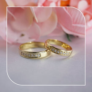 Sylvia Diamond Wedding Rings