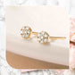 Flourett Diamond Stud Earrings