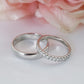 Zale Half Eternity Diamond Platinum Ring