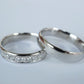 Liam Diamond Platinum Wedding Rings