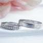 Leonardo Diamond Platinum Wedding Rings