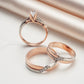 Jolie Diamond Wedding Ring Set