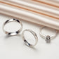Eavan Diamond Wedding Rings Set